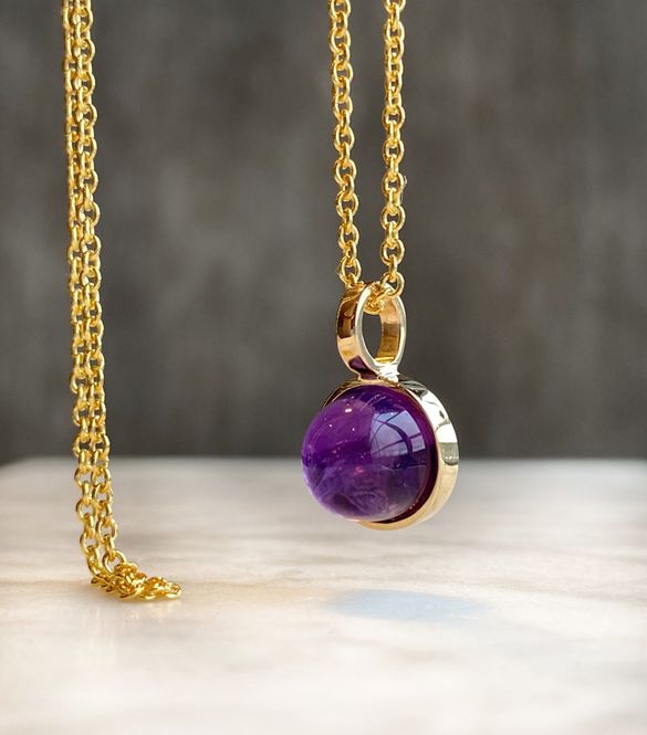 Hovedbilde Ametyst cabochon