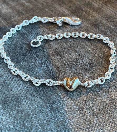 Singelhjerte armlenke