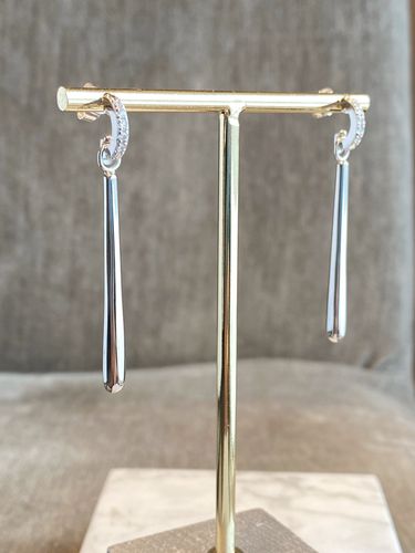 Sølvdråper ørepynt