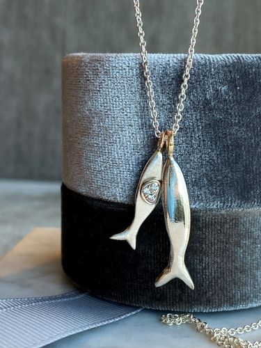 Lykkefisk, sølv og gull